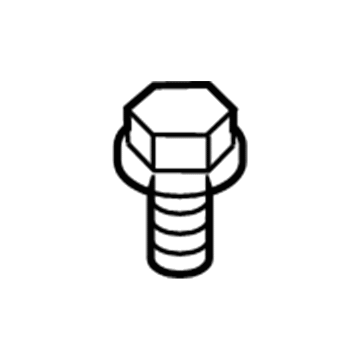 Ford -W706600-S900 Screw - Pan Head