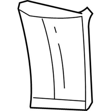 YL8Z-7831010-BAC Ford Rear Trim Panel, Passenger Side Illustration 1 of 1