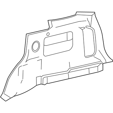 Mercury 5L8Z-7831012-AAA Trim Assembly - Quarter