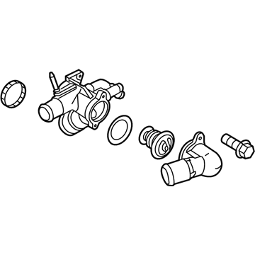 Ford AT4Z-8A586-C Connection Water Outlet