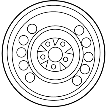 Ford 3W3Z-1007-DA Wheel Assembly