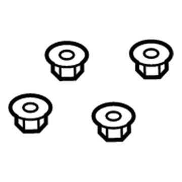 -W713853-S442 Ford Support Bracket Nut Illustration 1 of 1