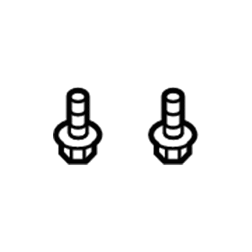 -W712154-S439 Ford Drive Shaft Bolt, Front Illustration 1 of 1
