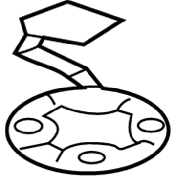 Lincoln HP5Z-17003-A Remover - Wheel Cap