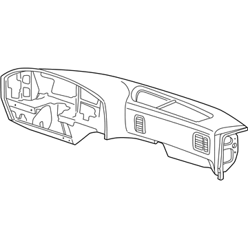 Ford F5UZ1504320A Panel - Instrument