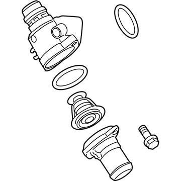 Ford BL3Z-8A586-F Connection Water Outlet