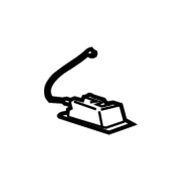 FL3Z-1862418-AF Ford Release Handle, Camel/Gray, Rear Passenger Side Illustration 1 of 1