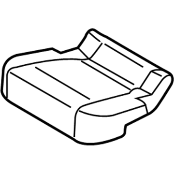 Ford FL3Z-1863804-AB Cover Assembly - Rear Seat Cushion