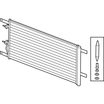 Ford LC3Z-19712-A Condenser Assembly