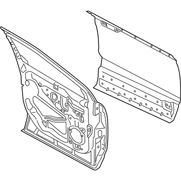 Lincoln FA1Z-5820124-A Door Assembly - Front