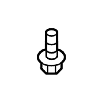 -W701107-S450B Ford Front Retainer Screw Illustration 1 of 1