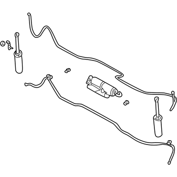Ford 1W6Z-7650600-AA Lift Assembly - Soft Top