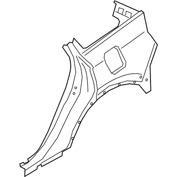 Lincoln LJ7Z-7827840-A Panel - Body Side - Rear