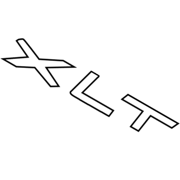 Ford FK4Z-9942528-A Decal - Model Identification