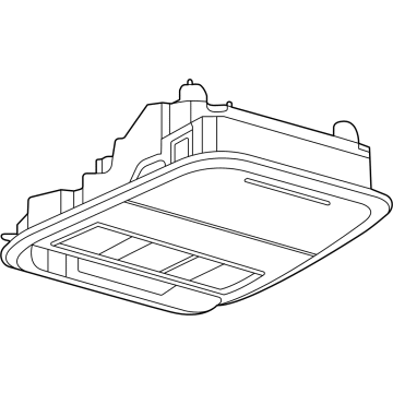 LJ8Z-58519A70-AX Ford Console Assembly - Overhead Illustration 1 of 1