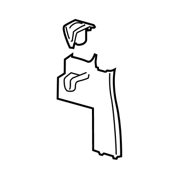 Ford EK4Z-6124347-BD Trim - B Pillar