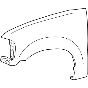 5L3Z-16005-BA Ford Fender, Front Passenger Side Illustration 1 of 1