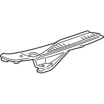 7L1Z-78022A69-AA Ford Cowl Grille, Driver Side Illustration 1 of 1