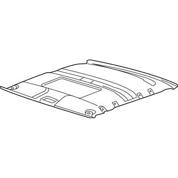 Mercury 5G1Z-5451916-CAC Headlining - Roof