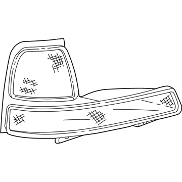 Ford F87Z-13200-BA Parking Light - With Bulb