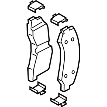 Ford FL1Z-2001-E Kit - Brake Lining