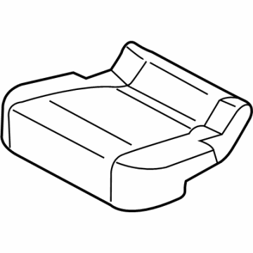 Ford NL3Z-1663804-LB Cover Assembly - Rear Seat Cushion