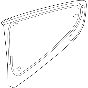 Ford JR3Z-6329710-C Glass - Quarter Window