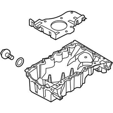 Lincoln BG1Z-6675-E Pan Assembly - Engine Oil