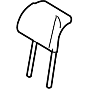 Ford 5F9Z-74611A08-EAA Head Rest Assembly