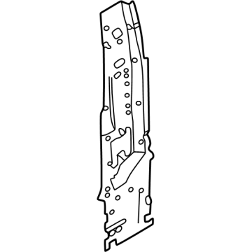 Ford M2DZ-9824382-B Panel Assembly - B Pillar - Inner