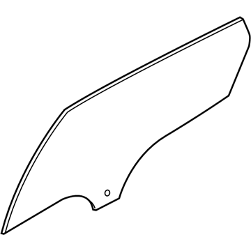 Ford BM5Z-5825712-A Glass - Rear Door