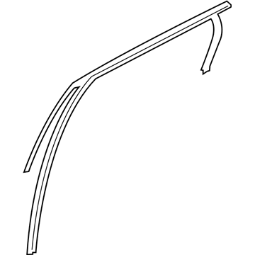 Ford BM5Z-5825766-A Run - Door Glass