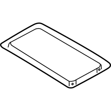 Ford 5L8Z-7850054-AA Glass