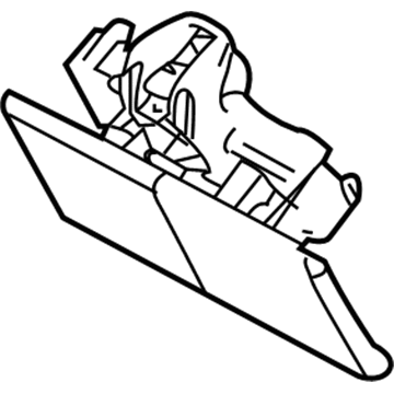Ford 8C3Z-1506072-AA Latch, Front 8C3Z-1506072-AA Ford Latch, Front Illustration 1 of 1