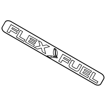 Ford BL3Z-9942528-G Name Plate