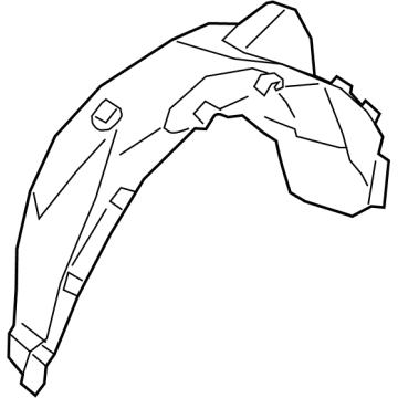Ford MB5Z-78278B50-A Filler - Quarter Panel