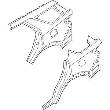 Ford NB5Z-78278A92-A Panel - Quarter - Outer
