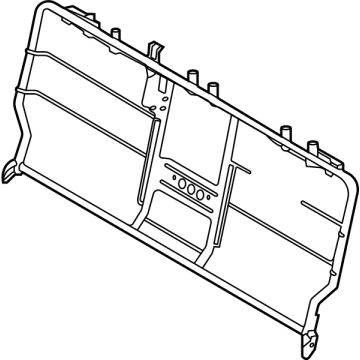 Ford NZ6Z-60613A38-AA Frame And Spring - Front Seat
