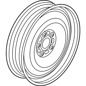 Lincoln CJ5Z-1015-B Wheel Assembly
