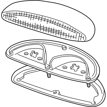 Mercury XF1Z-13A613-BAA Lamp Assembly - Rear High