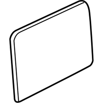 Ford 2L1Z-17K707-AA Glass Assembly - Rear View Outer Mirror