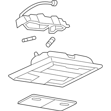 Mercury 5F9Z-74519A70-BAD Console Assembly - Overhead