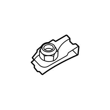 Ford -W718397-S439 Nut - Spring
