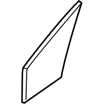 Ford DT1Z-6121412-A Glass - Door Vent Window - Fixed