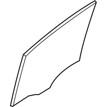 Ford DT1Z-6121410-B Glass - Door Drop