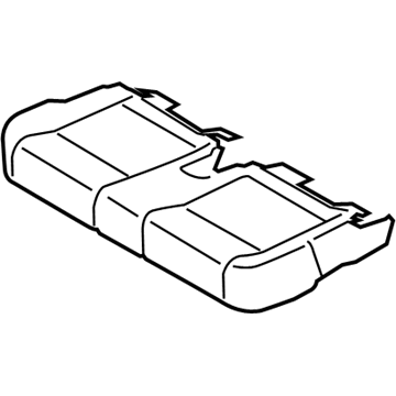 Ford HK4Z-9963805-BB Cover Assembly - Rear Seat Cushion