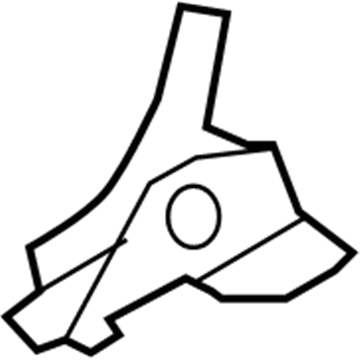 7L1Z-78613D60-B Ford Latch, Rear Outer Passenger Side Illustration 1 of 1