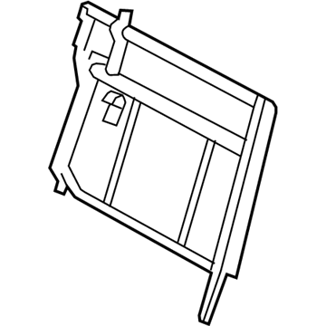 Lincoln 7L1Z-78613A39-A Frame - Rear Seat Back Retainer