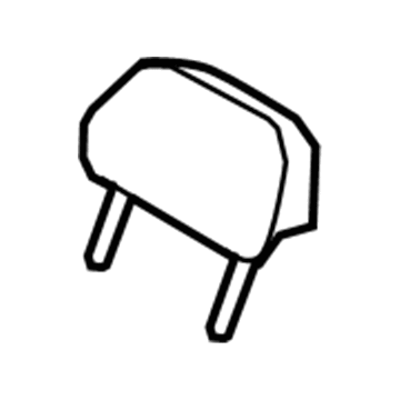 Ford FL7Z-78611A08-GA Headrest FL7Z-78611A08-GA Ford Headrest Illustration 1 of 1