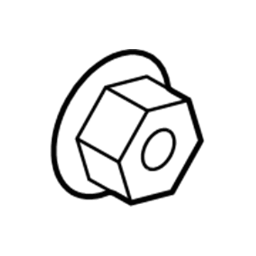 Mercury -W705967-S440 Nut - Hex.